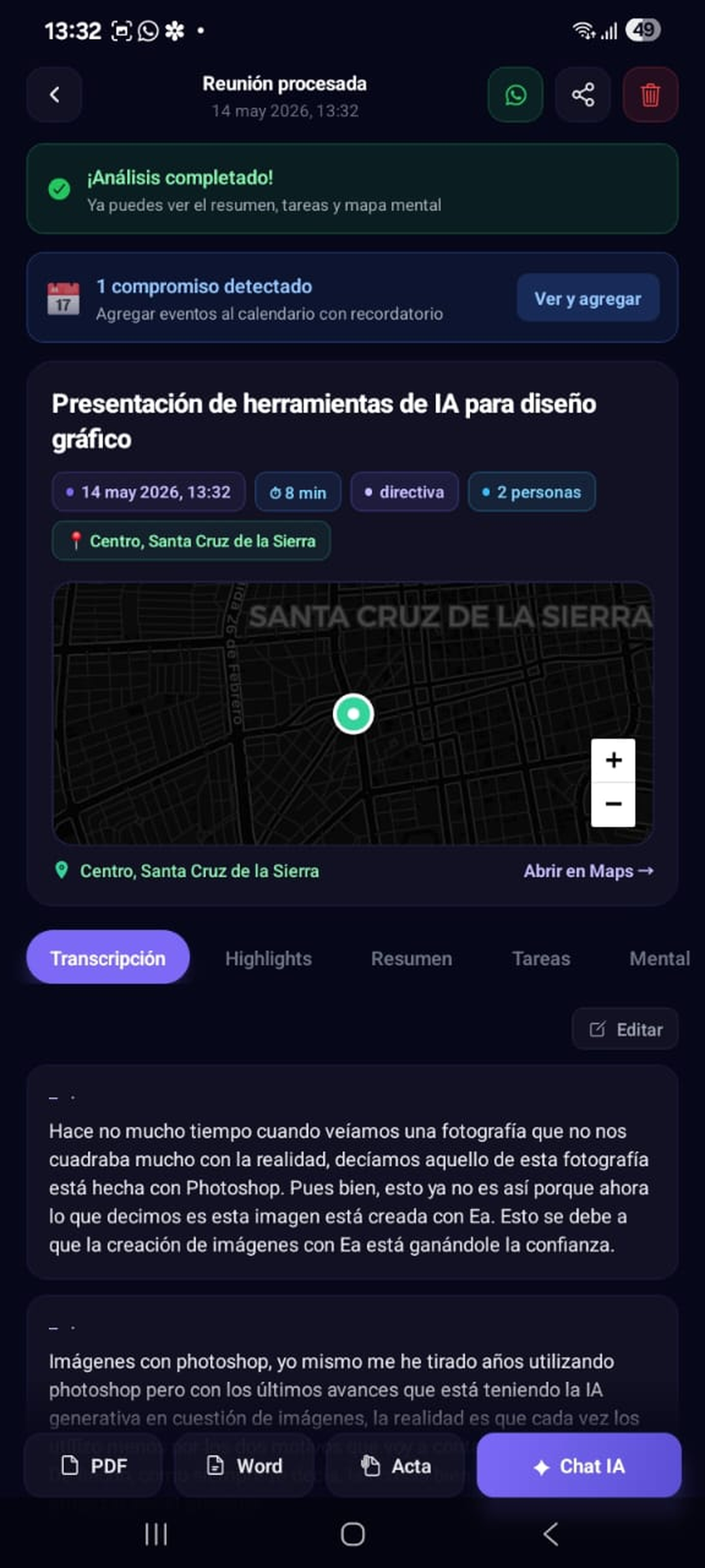 Transcripción